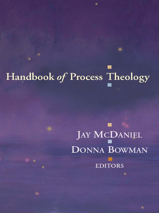 Handbook of Process Theology (eBook)